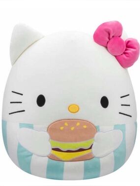 Hello Kitty Squishmallow with Cheeseburger 20” Costco original